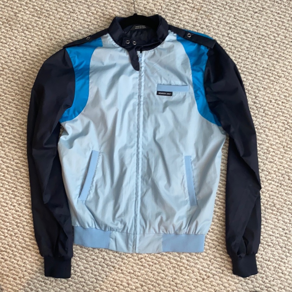 Baby Blue Members Only Jacket! Excellent Condition
